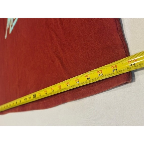 Death Valley Marathon Tour Shirt Short Sleeve 100% Cotton Red T-Shirt - Size M - Picture 10 of 11